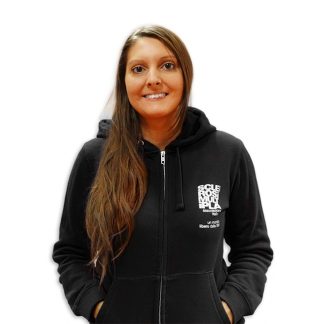 Felpa Zip Nera Donna AISM, XS