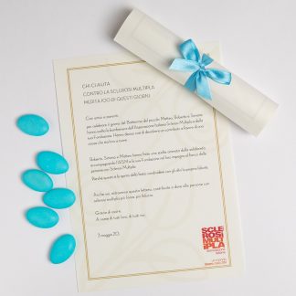 Pergamena Solidale Battesimo Elegante, Avorio