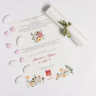 Pergamena Solidale Matrimonio Fantasia, Salvia