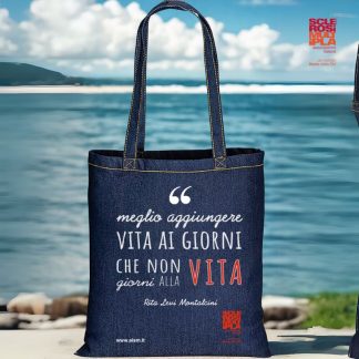 Shopper in jeans solidale